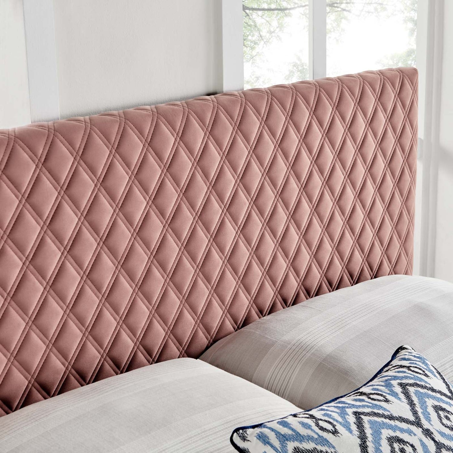 Angela Performance Velvet Headboard By HouseBean