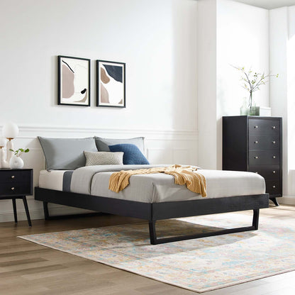 Billie Wood Platform Bed Frame By HouseBean