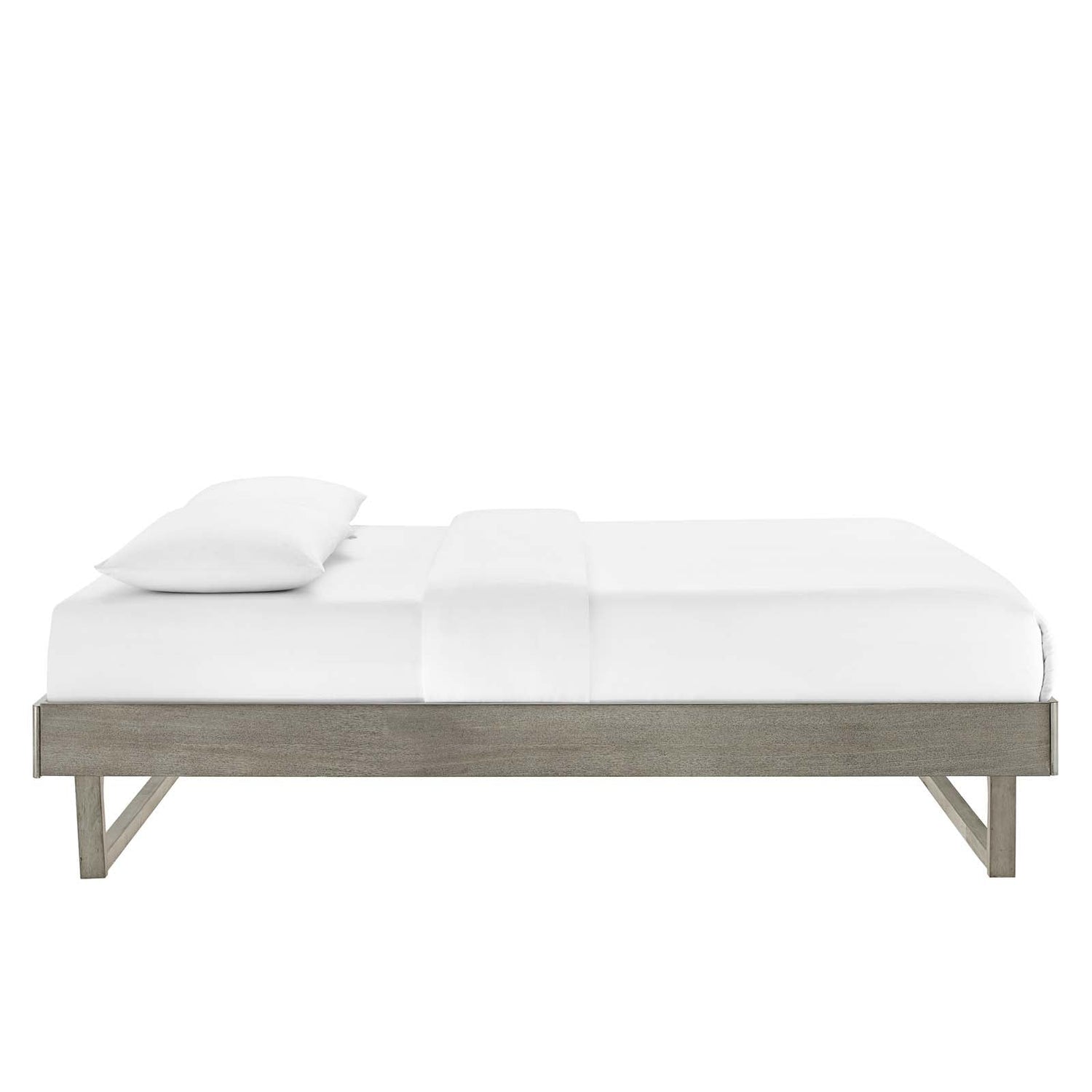 Billie Wood Platform Bed Frame By HouseBean