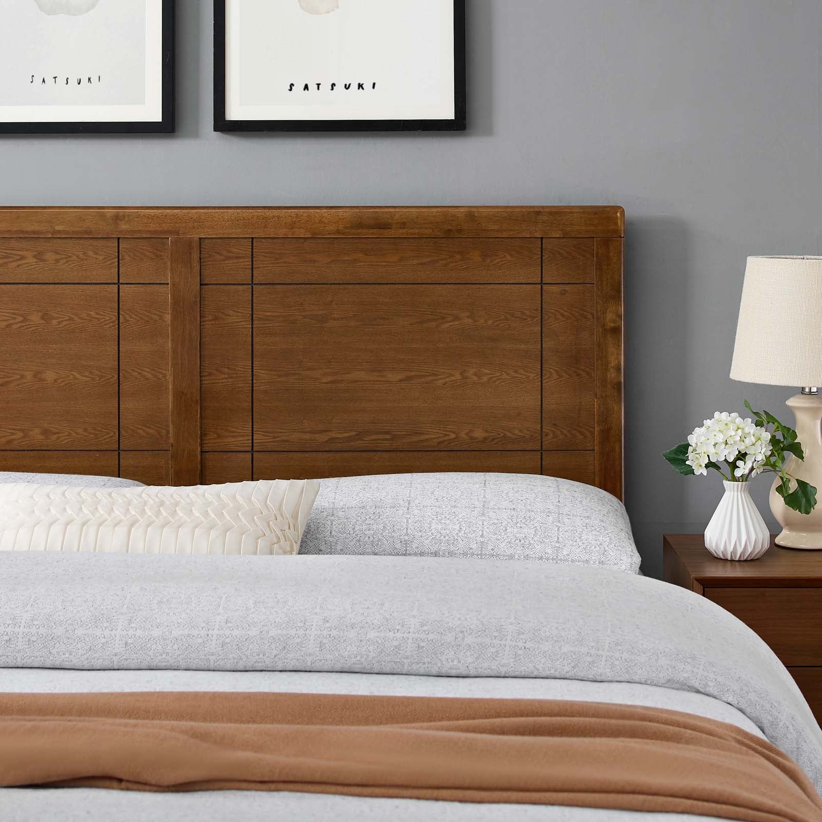 Archie Wood Headboard By HouseBean