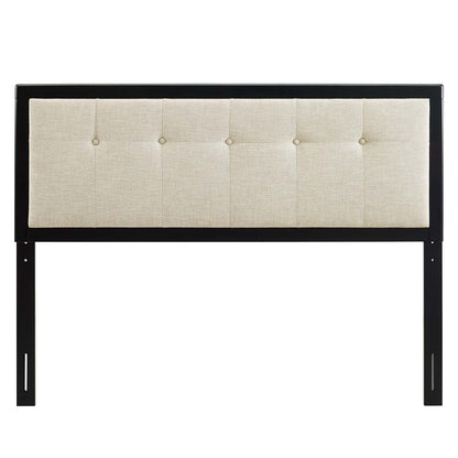 Draper Tufted Fabric and Wood Headboard By HouseBean