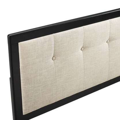 Draper Tufted Fabric and Wood Headboard By HouseBean