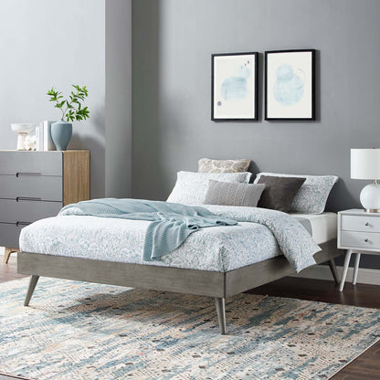 Margo Wood Platform Bed Frame By HouseBean