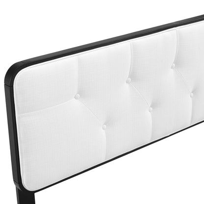 Collins Tufted Fabric and Wood Headboard by Modway