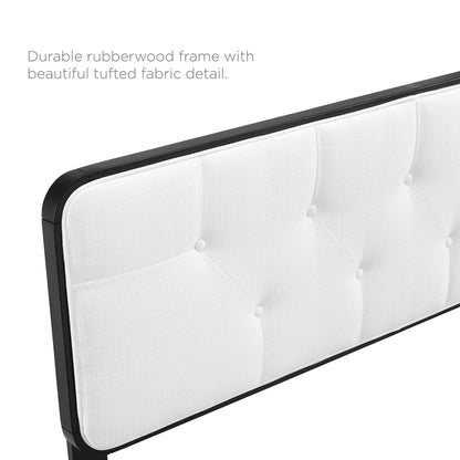Collins Tufted Fabric and Wood Headboard by Modway
