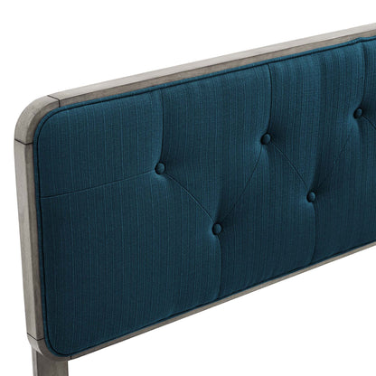Collins Tufted Fabric and Wood Headboard by Modway