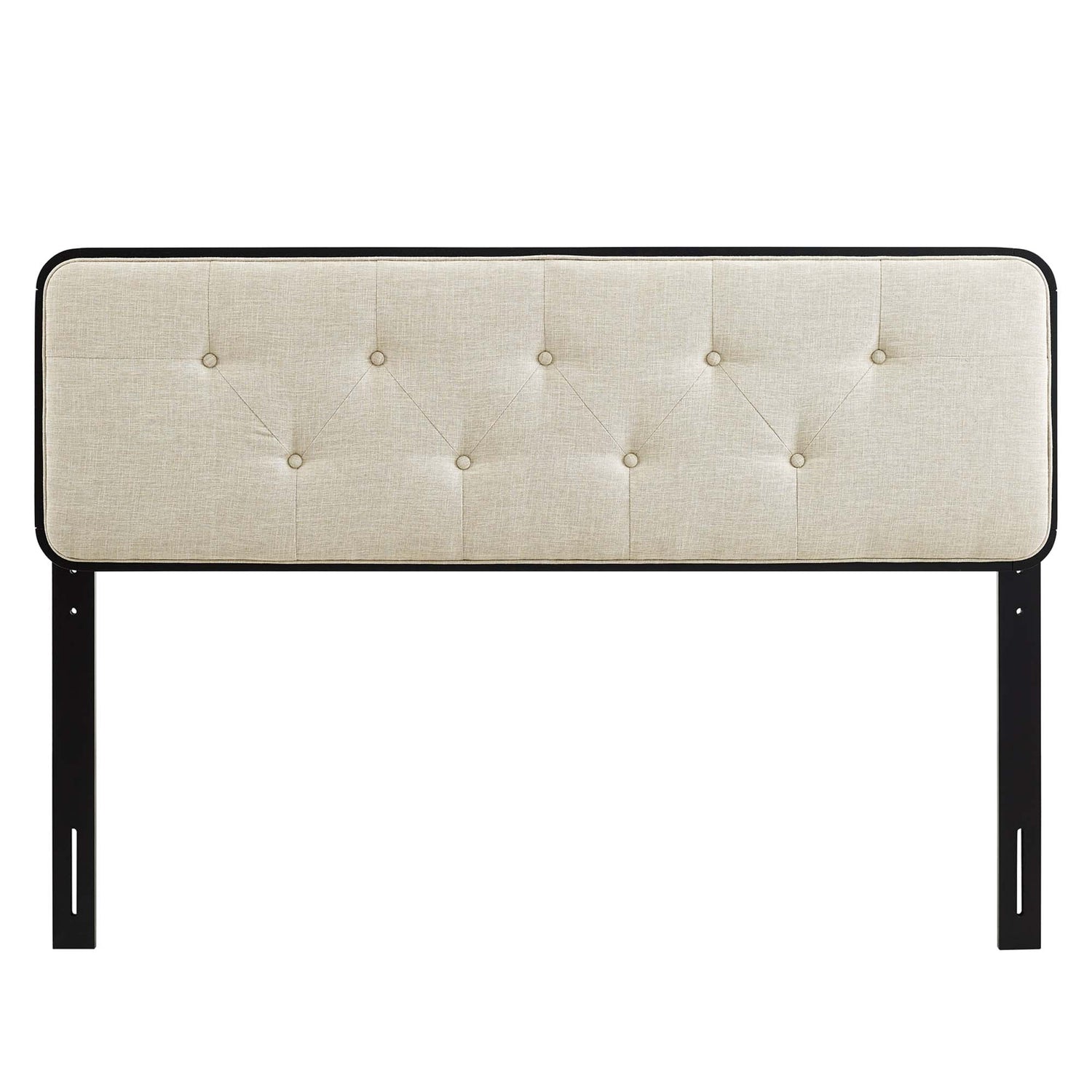 Collins Tufted Fabric and Wood Headboard by Modway