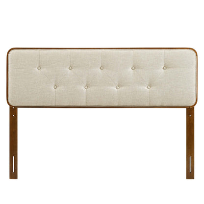Collins Tufted Fabric and Wood Headboard by Modway