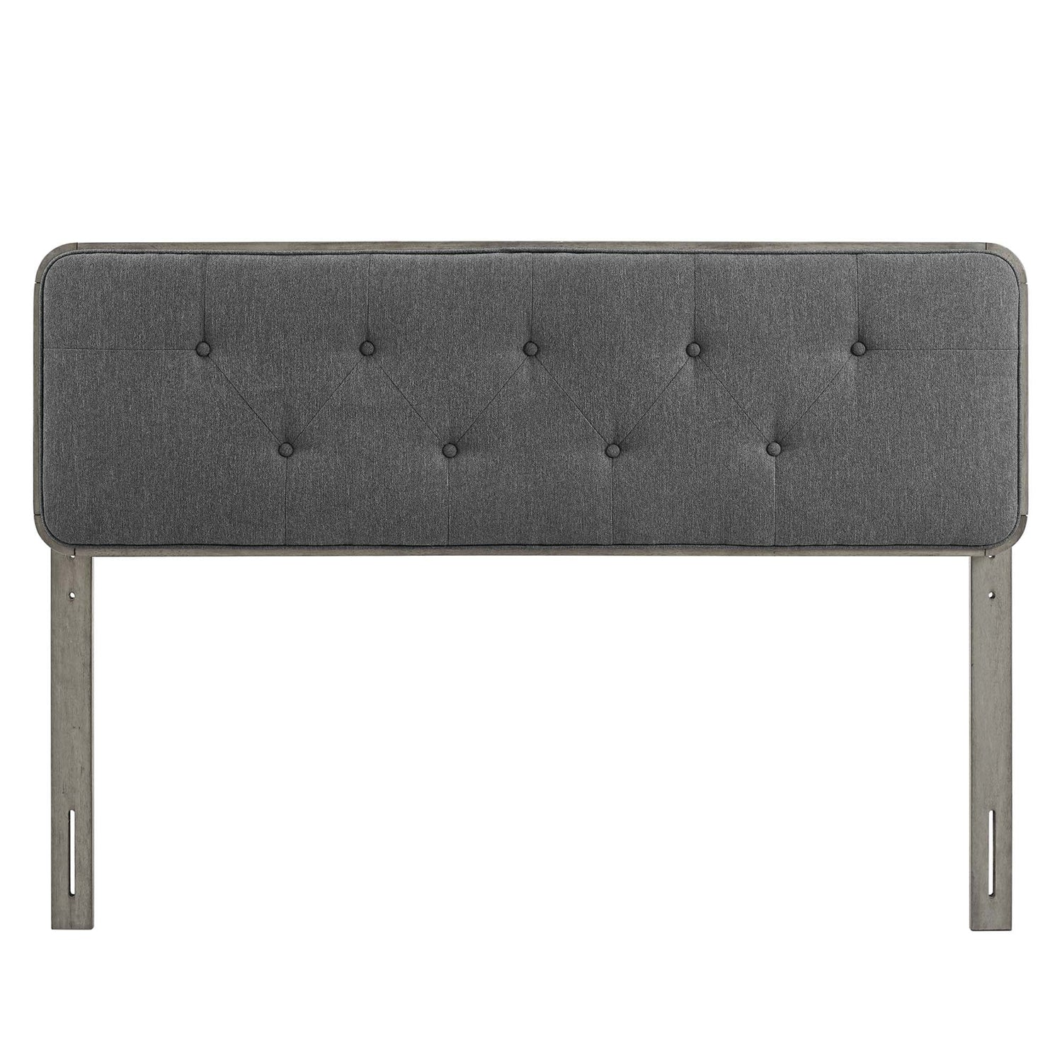 Collins Tufted Fabric and Wood Headboard by Modway