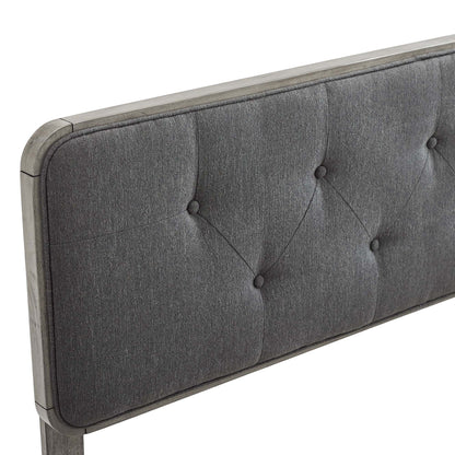 Collins Tufted Fabric and Wood Headboard by Modway
