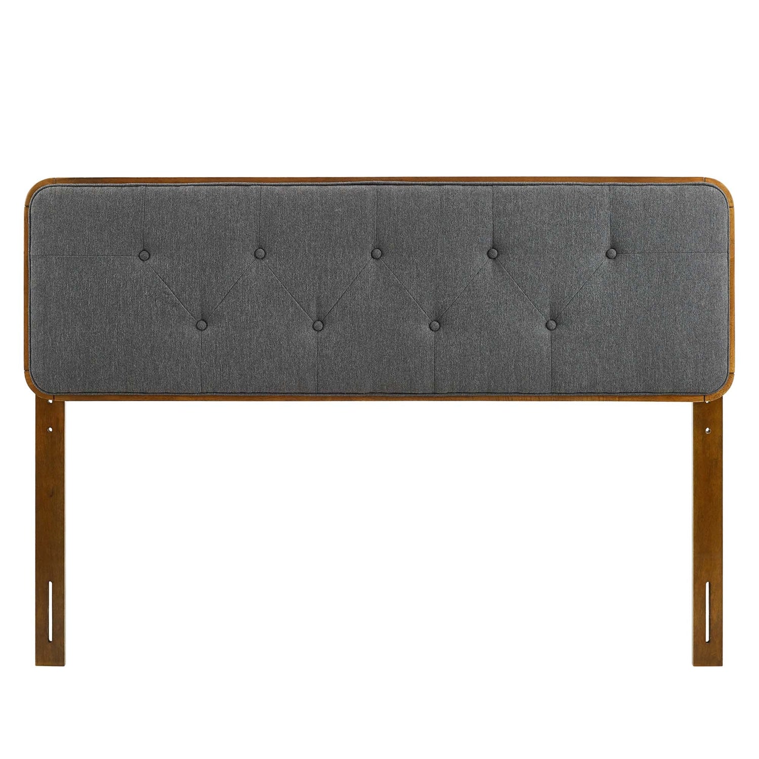 Collins Tufted Fabric and Wood Headboard by Modway
