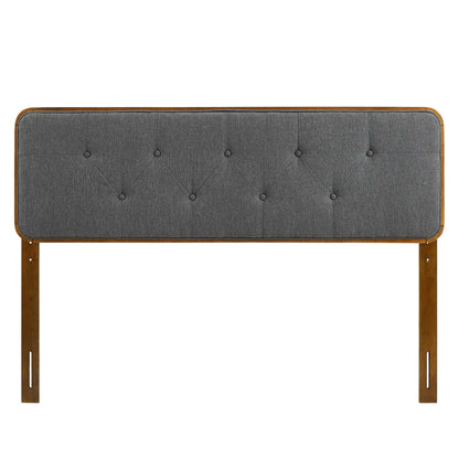 Collins Tufted Fabric and Wood Headboard by Modway