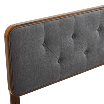 Collins Tufted Fabric and Wood Headboard by Modway