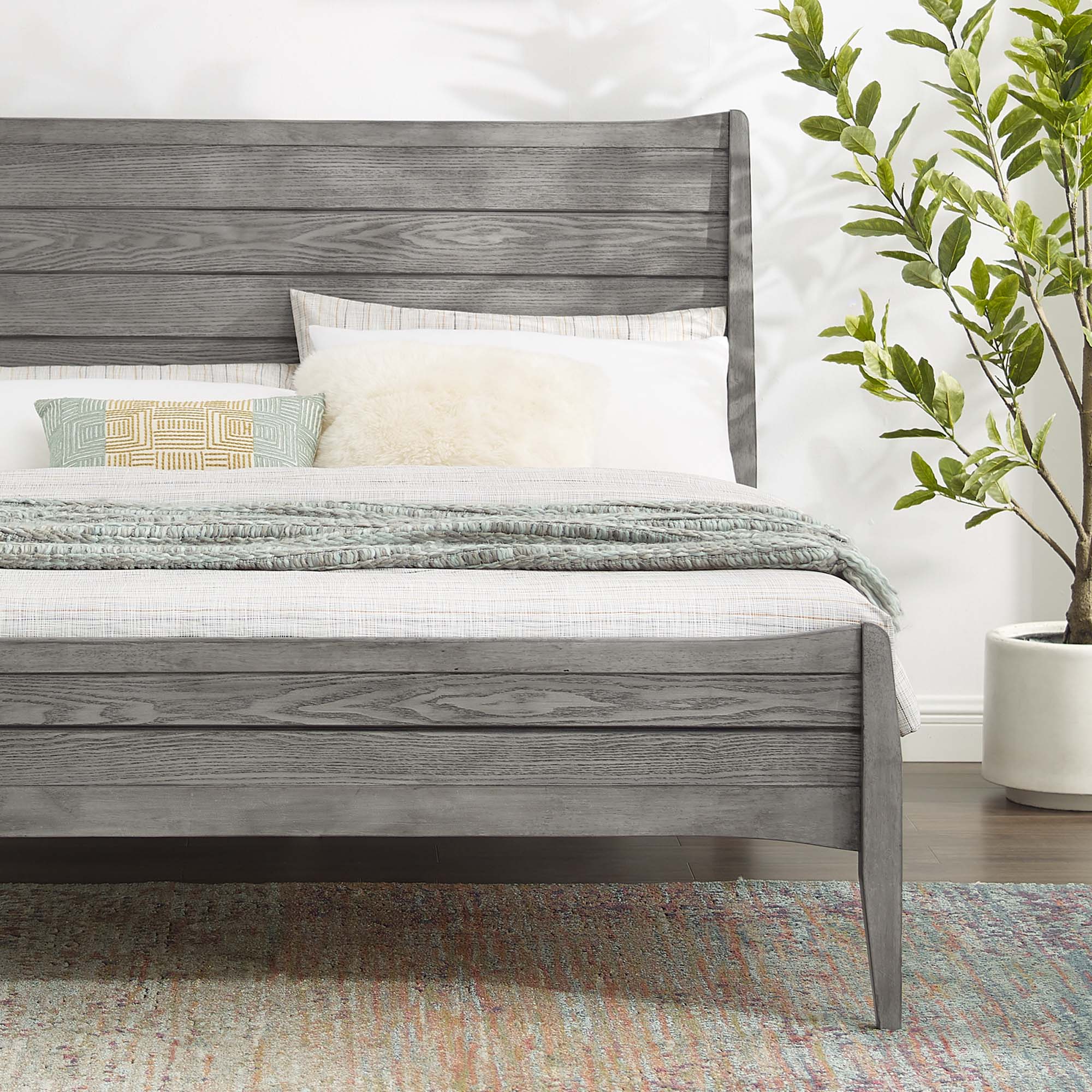 Georgia Wood Platform Bed by Modway