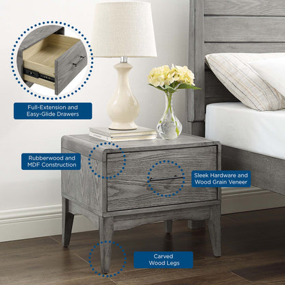 Georgia Wood 	Nightstand by Modway