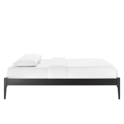 June Wood Platform Bed Frame By HouseBean