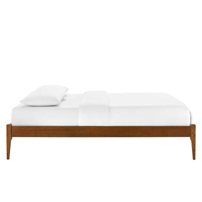 June Wood Platform Bed Frame By HouseBean