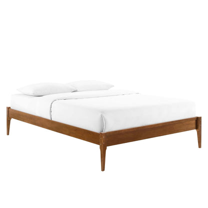 June Wood Platform Bed Frame By HouseBean