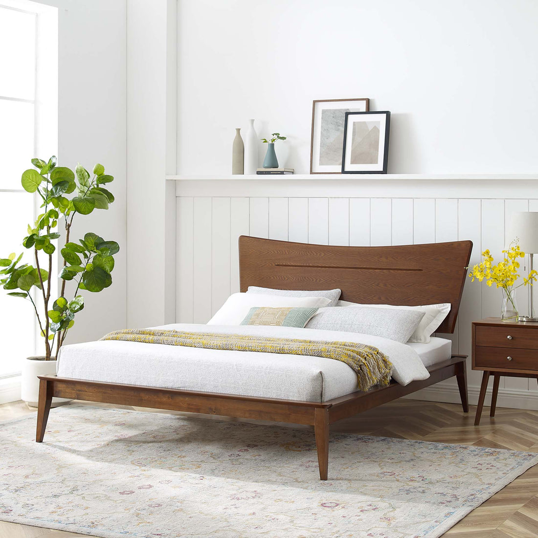 Astra Wood Platform Bed by Modway