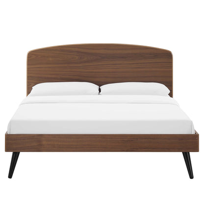 Bronwen Wood Platform Bed by Modway