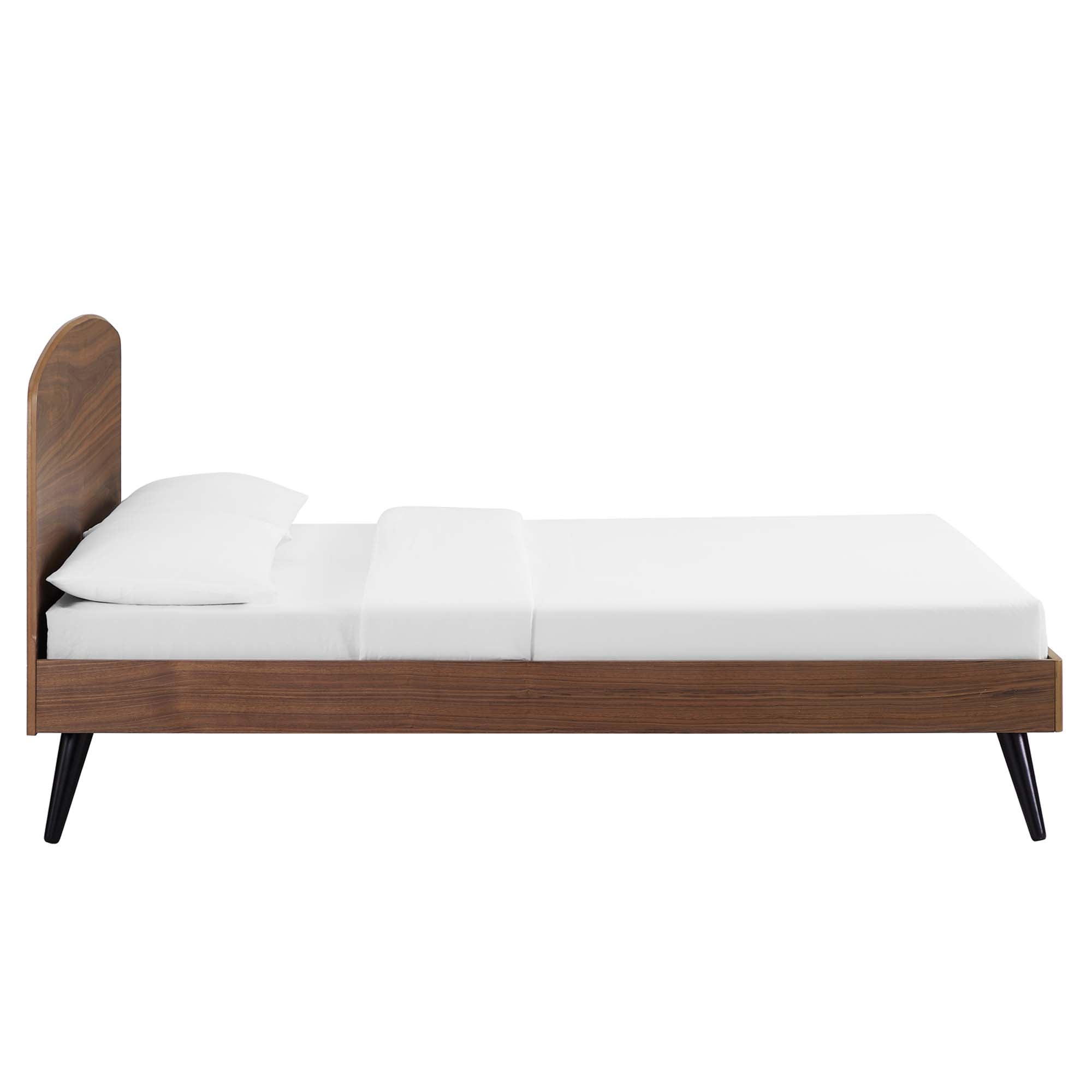 Bronwen Wood Platform Bed by Modway