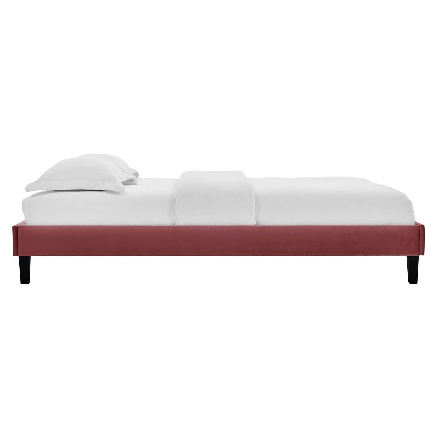 Reign Performance Velvet Platform Bed Frame By HouseBean