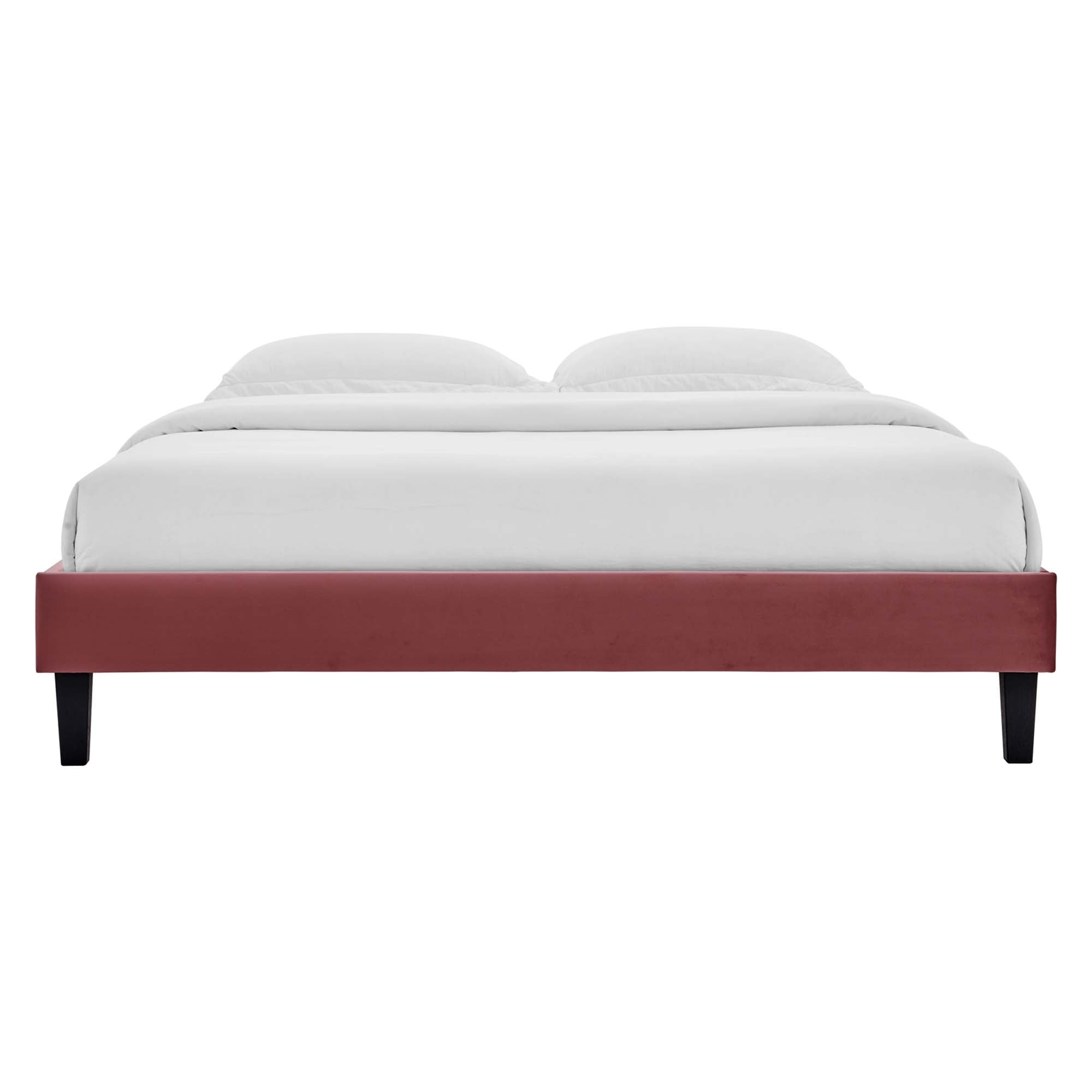 Reign Performance Velvet Platform Bed Frame by Modway