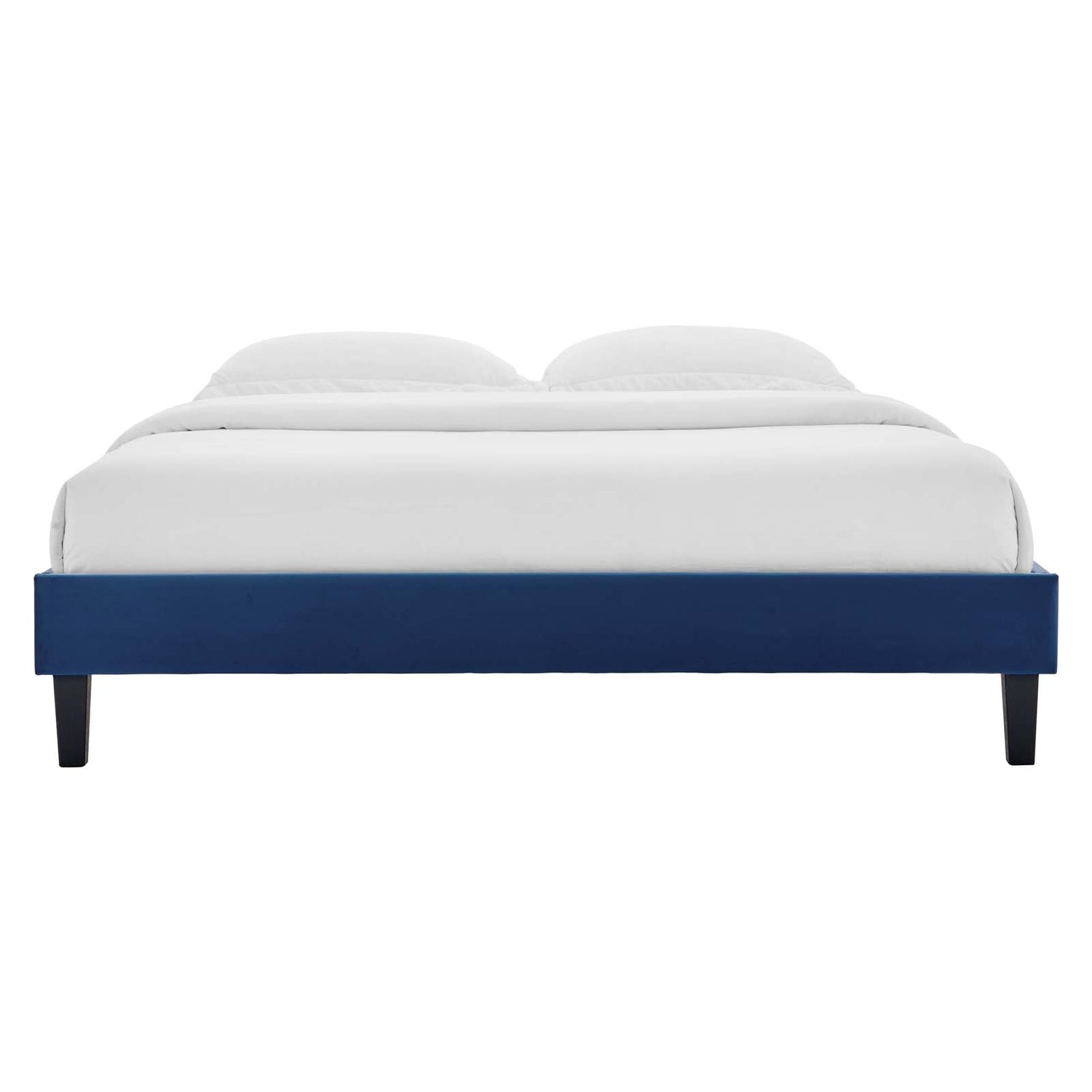 Reign Performance Velvet Platform Bed Frame By HouseBean