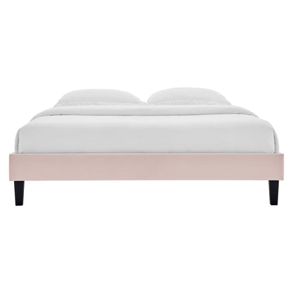 Reign Performance Velvet Platform Bed Frame by Modway