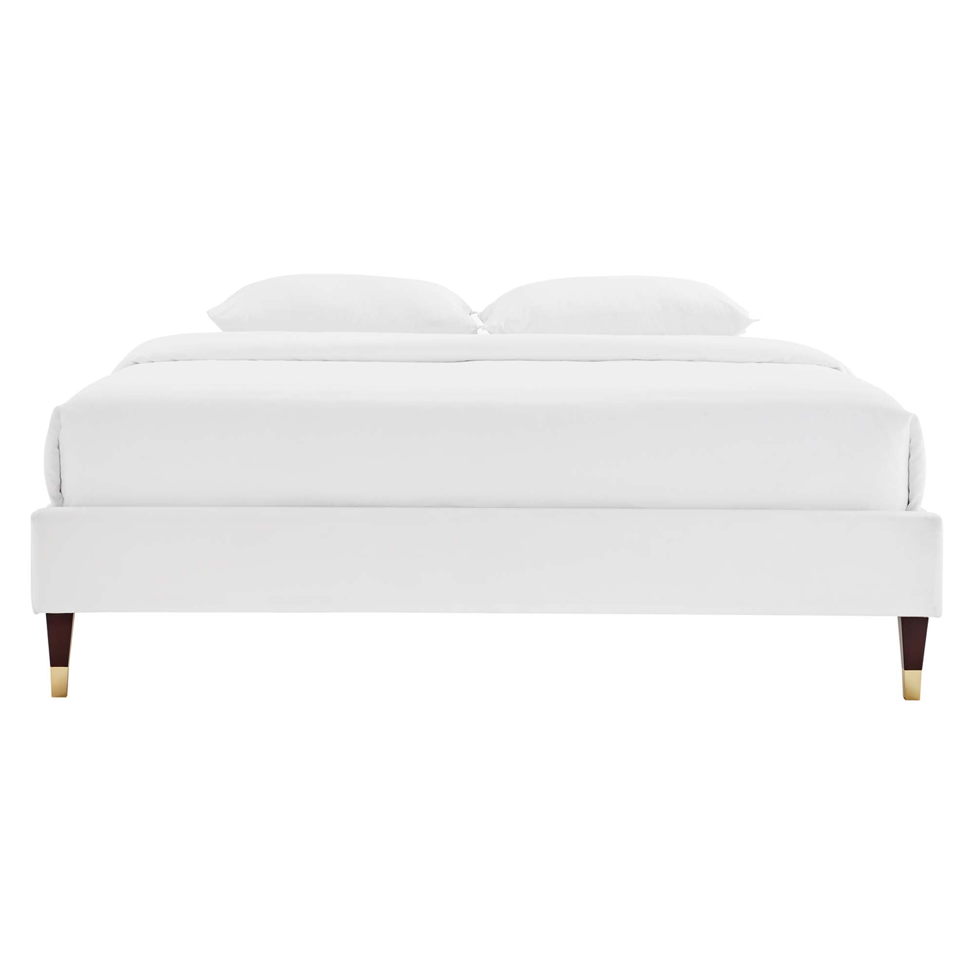 Harlow Performance Velvet Platform Bed Frame by Modway