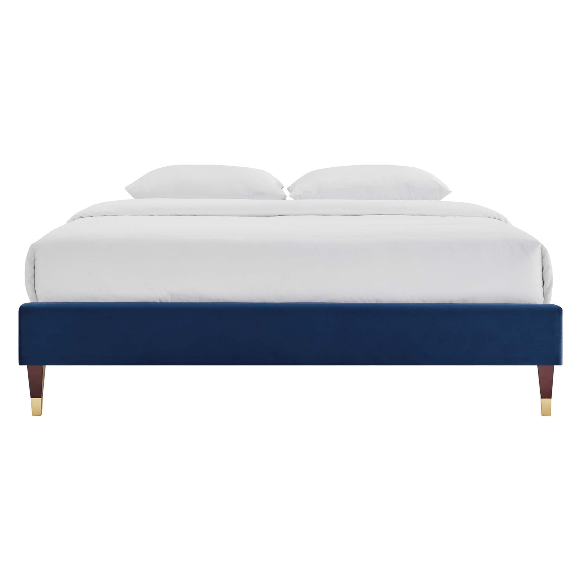 Harlow Performance Velvet Platform Bed Frame by Modway