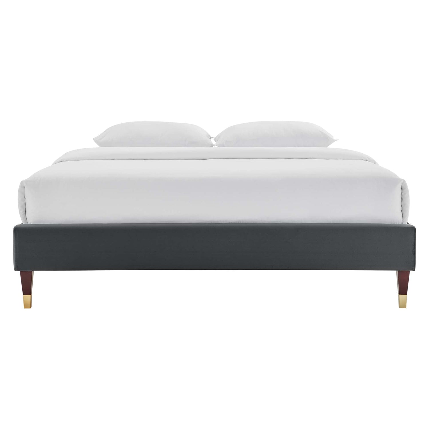 Harlow Performance Velvet Platform Bed Frame by Modway