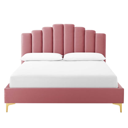 Olivia Performance Velvet Platform Bed by Modway