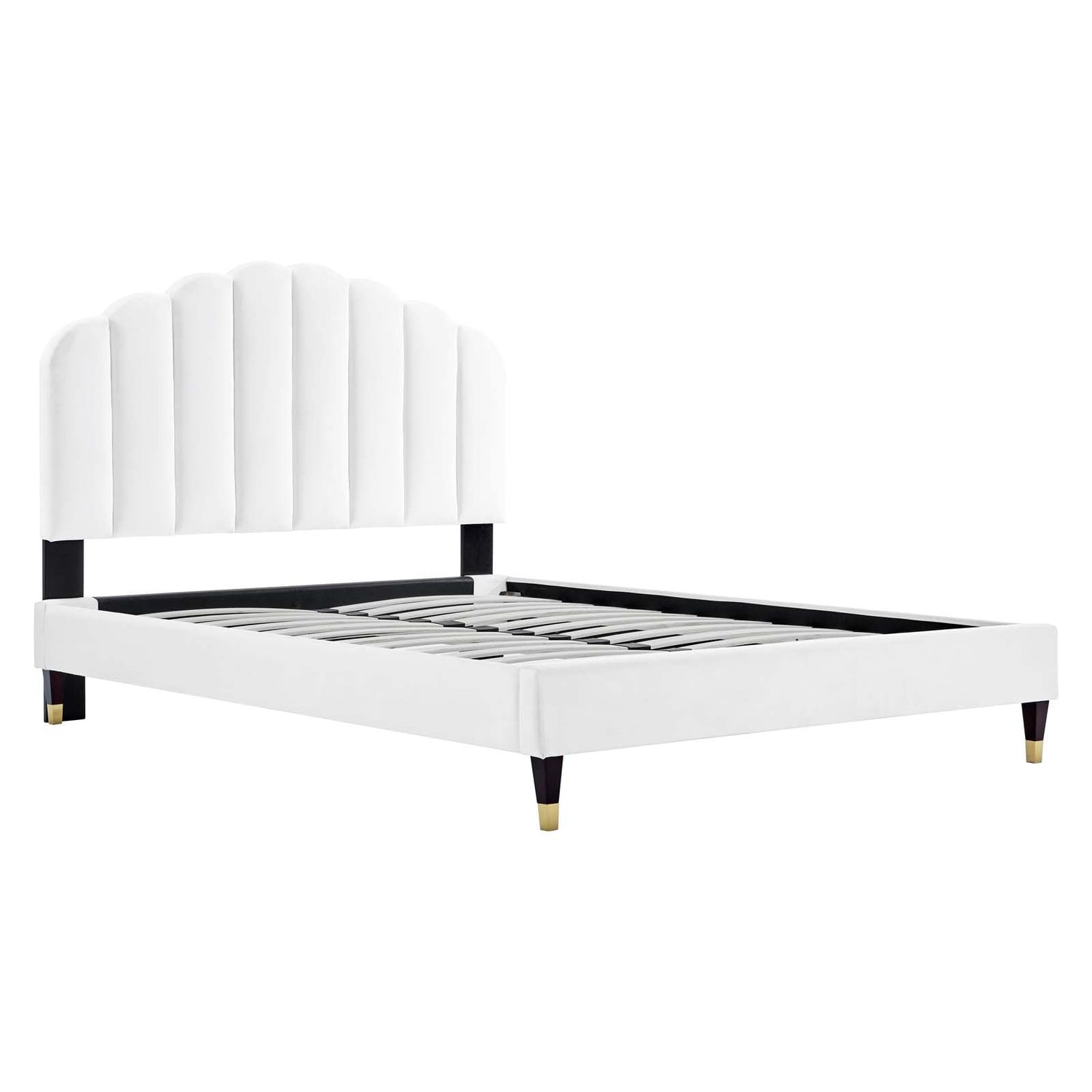 Daisy Performance Velvet Platform Bed by Modway