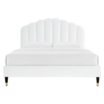 Daisy Performance Velvet Platform Bed by Modway