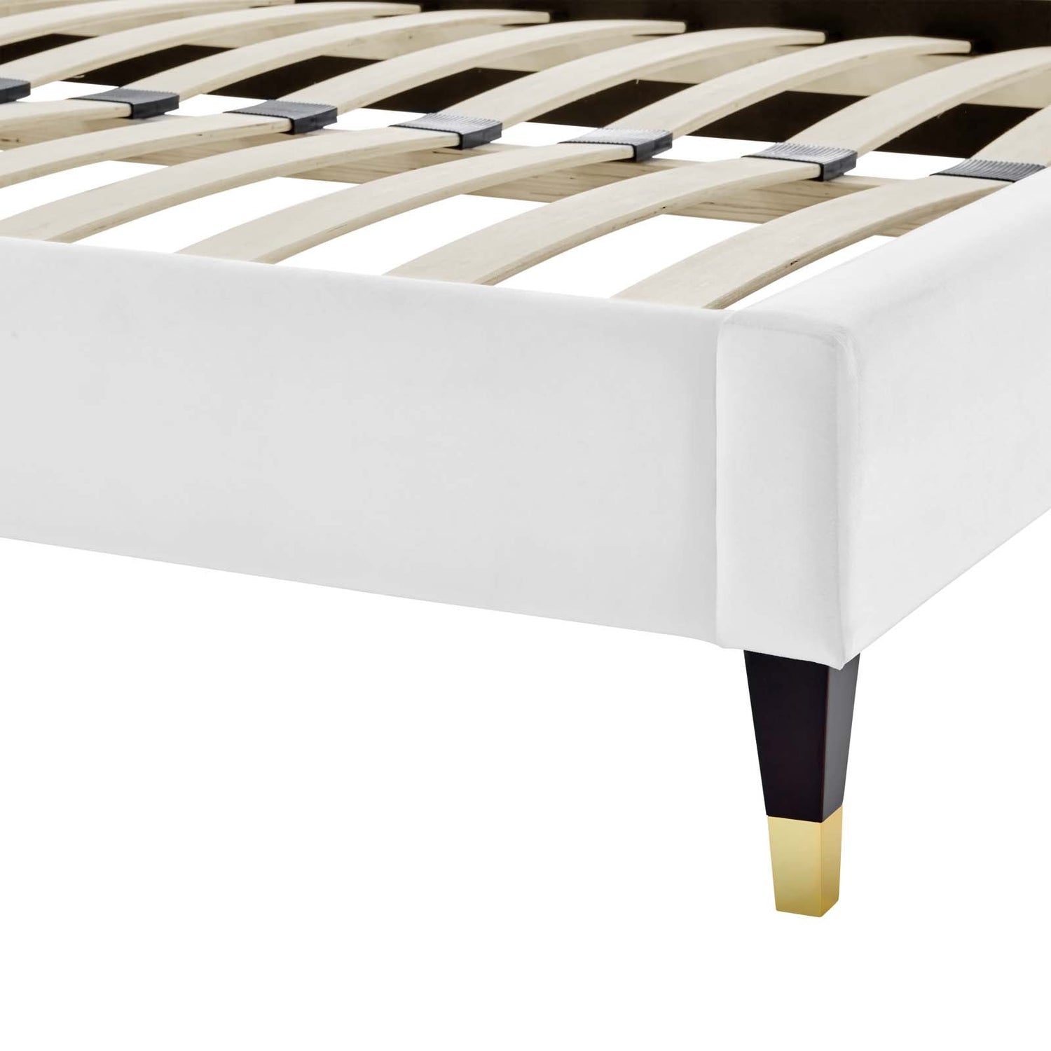 Daisy Performance Velvet Platform Bed by Modway