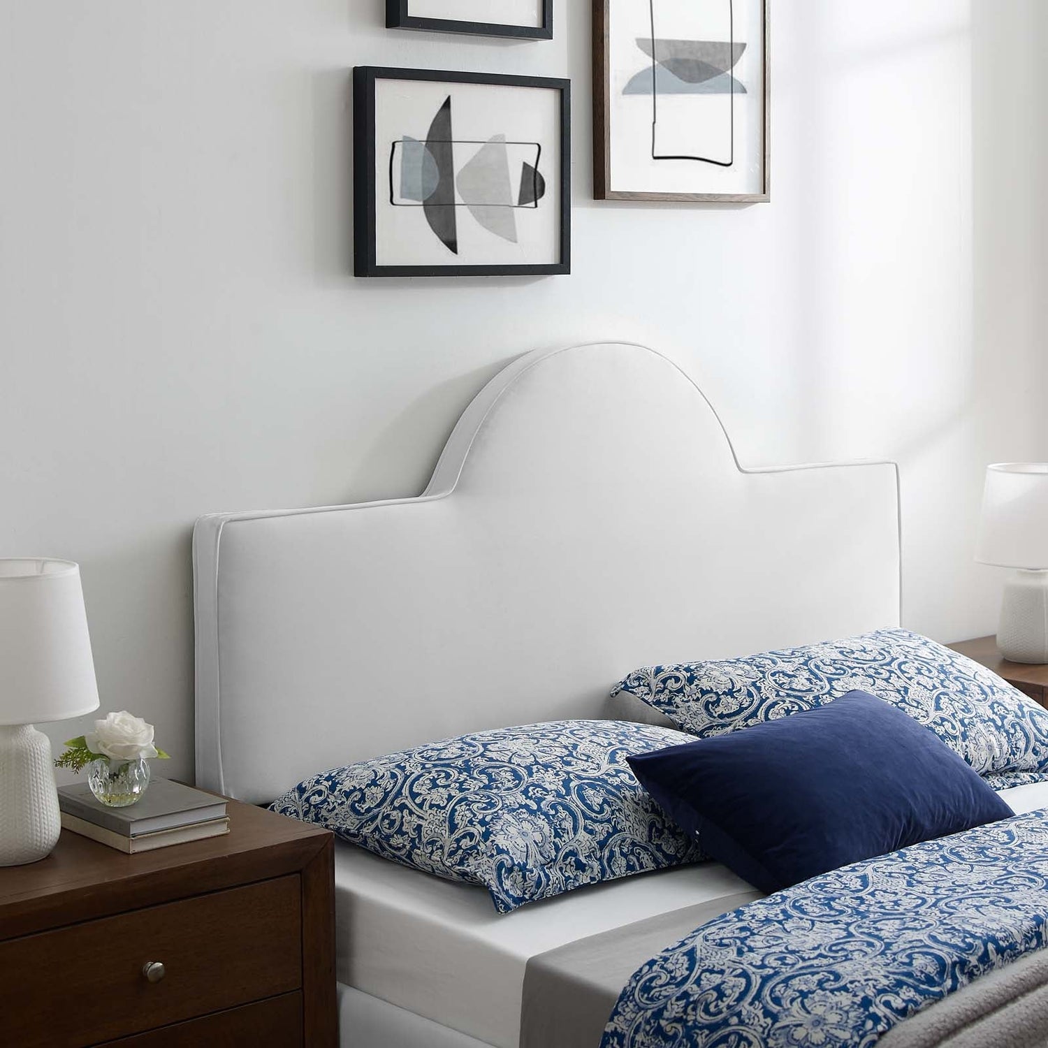 Dawn Performance Velvet Headboard By HouseBean