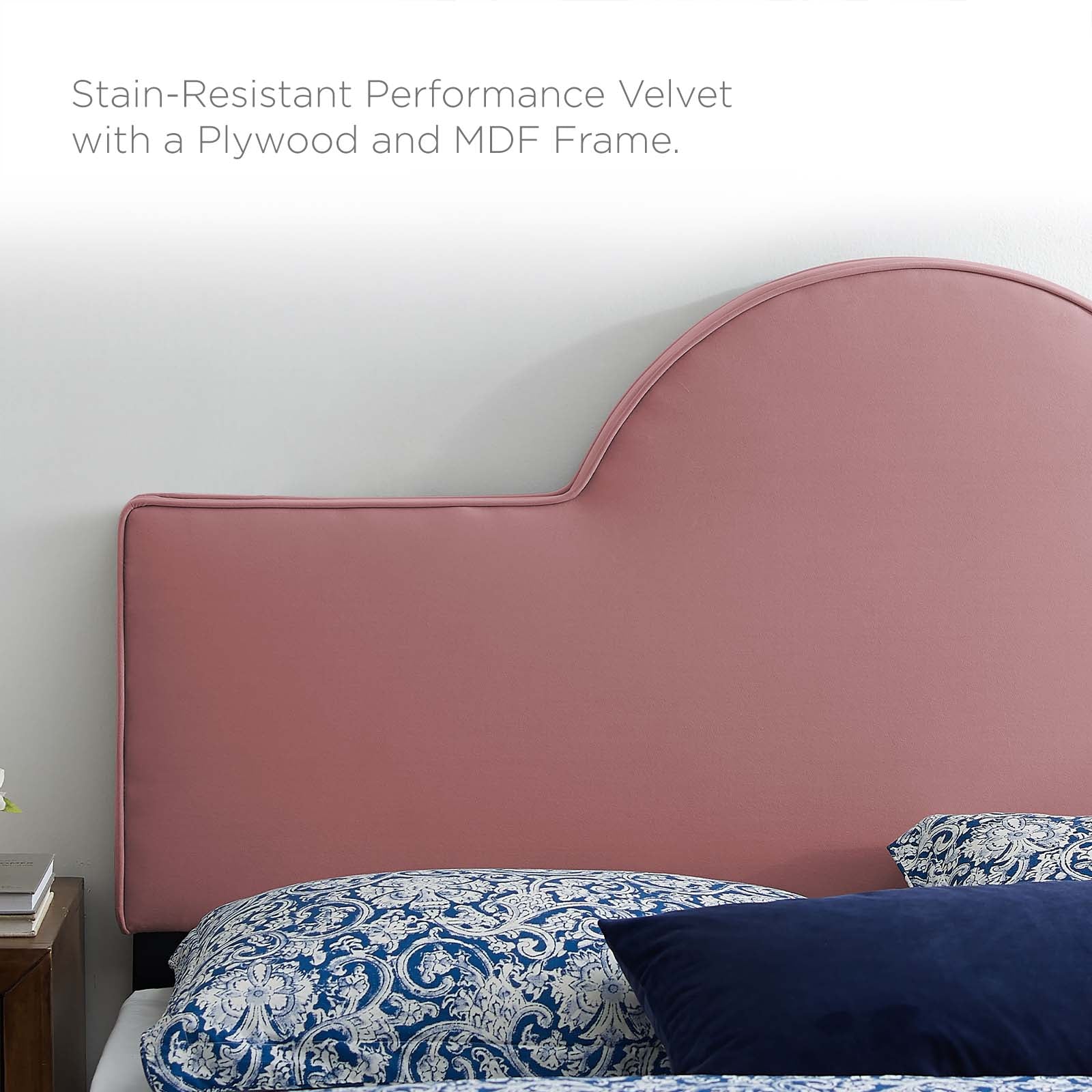 Dawn Performance Velvet Headboard By HouseBean