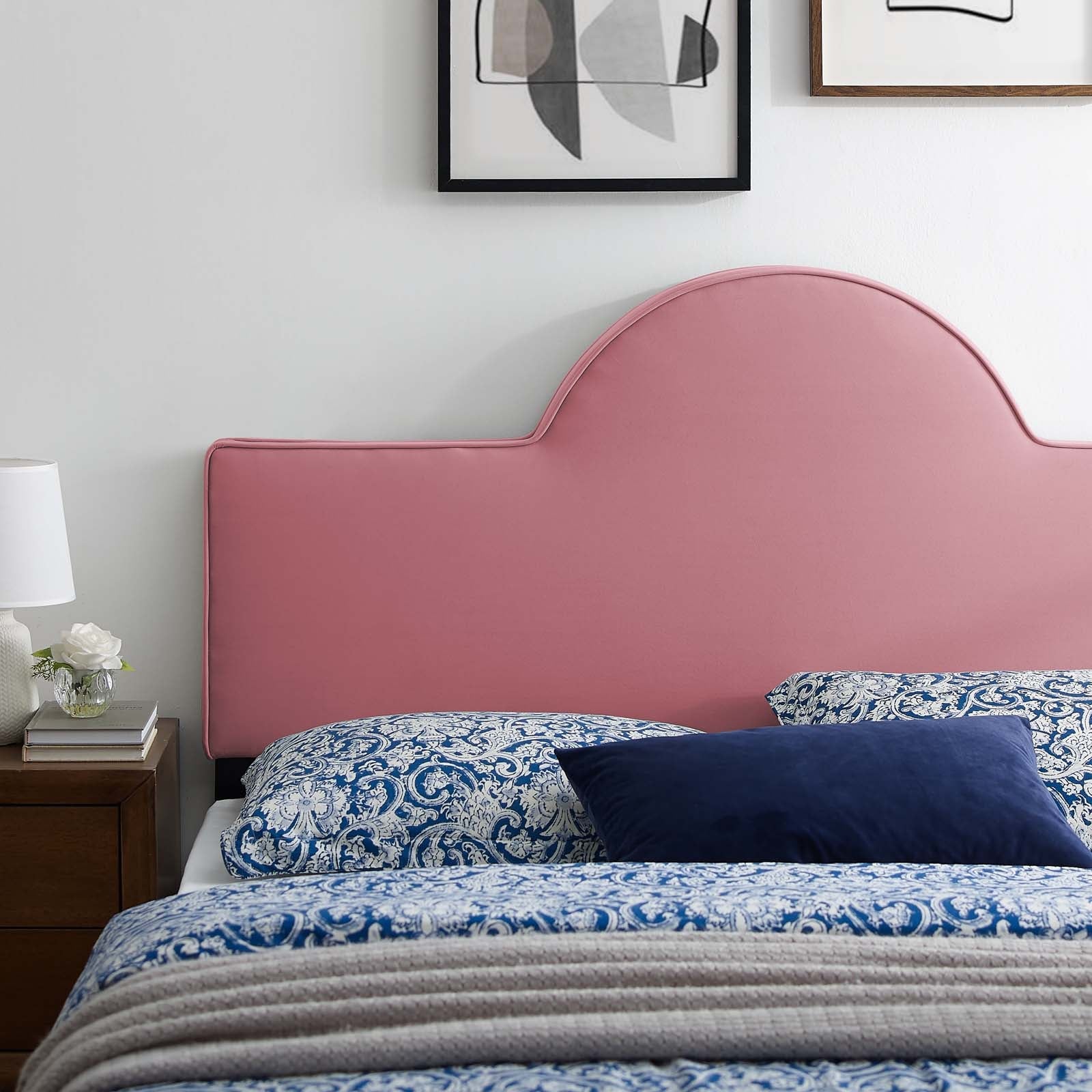 Dawn Performance Velvet Headboard By HouseBean