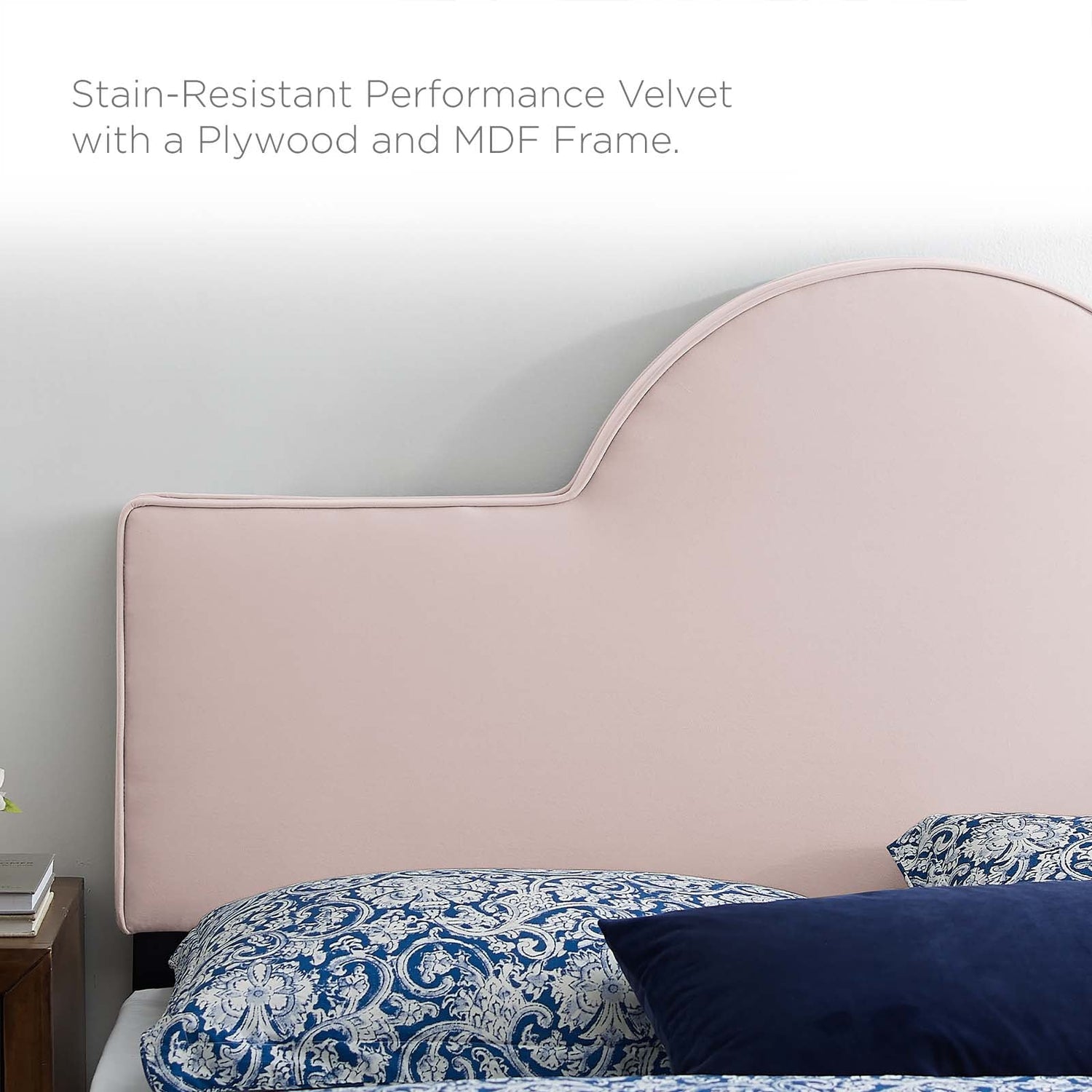 Dawn Performance Velvet Headboard By HouseBean