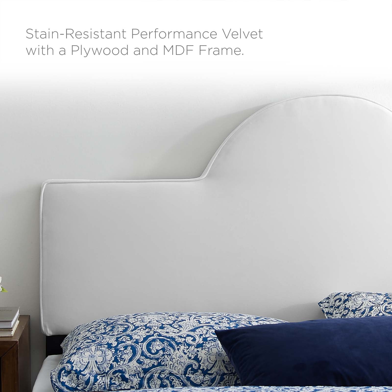 Dawn Performance Velvet Headboard By HouseBean