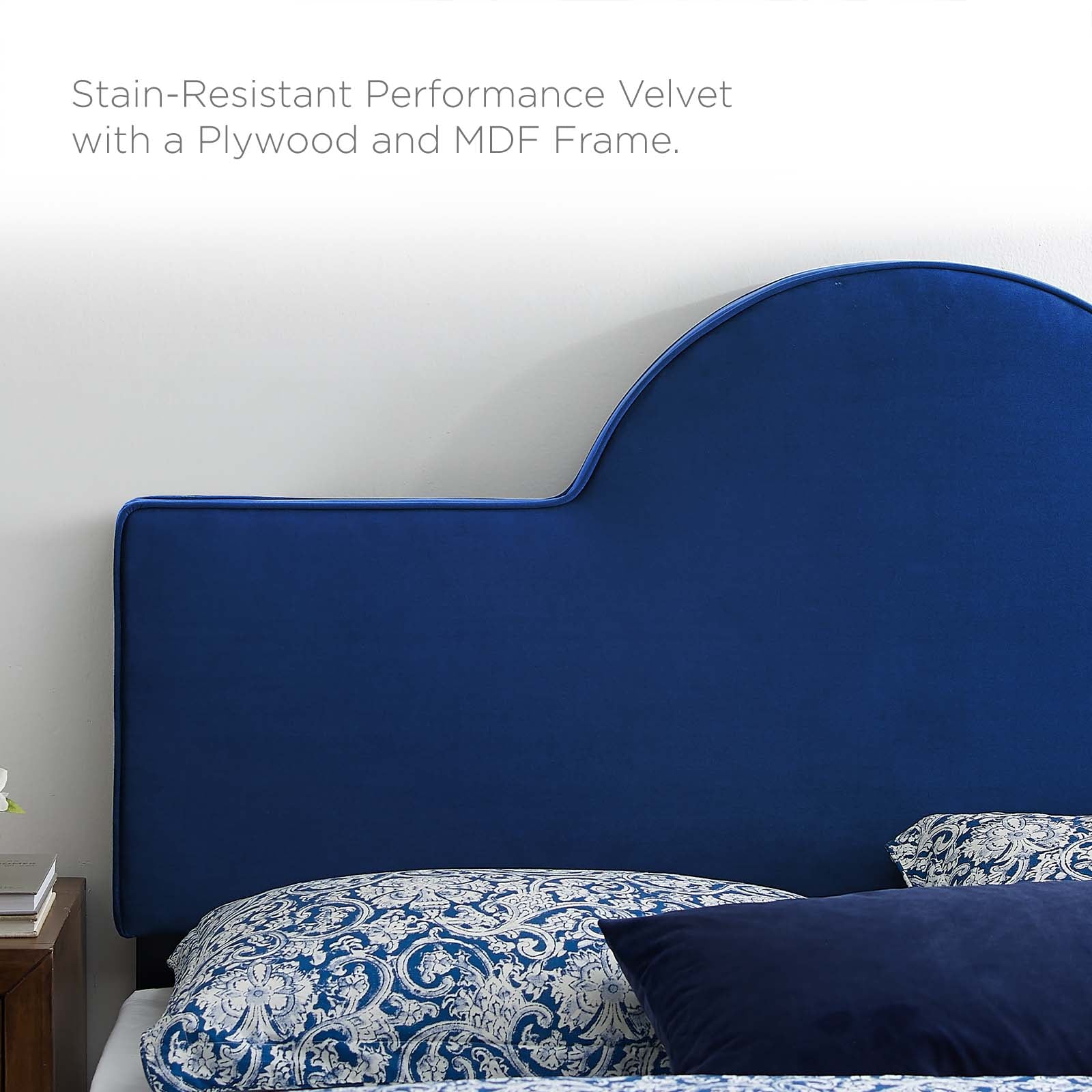 Dawn Performance Velvet Headboard By HouseBean