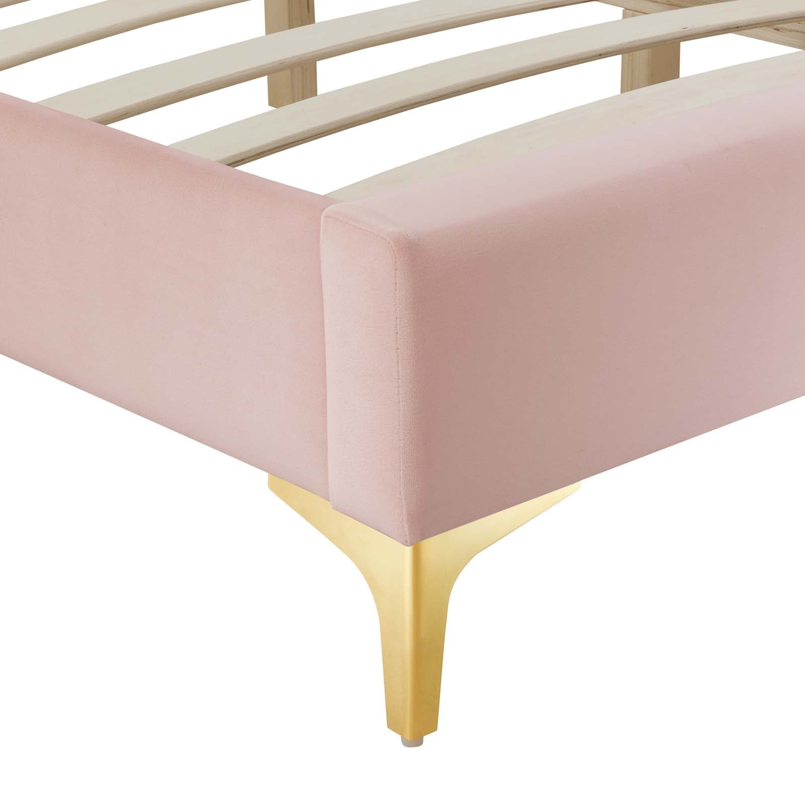 Sutton Performance Velvet Bed Frame By HouseBean