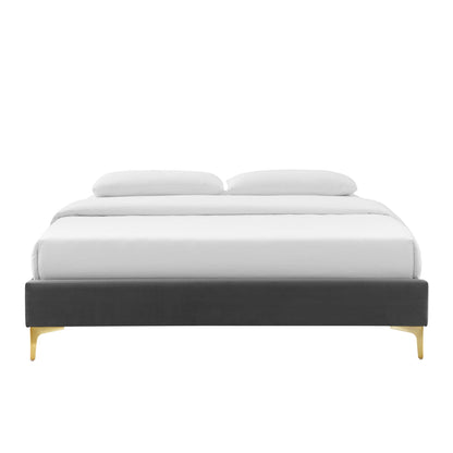 Sutton Performance Velvet Bed Frame by Modway