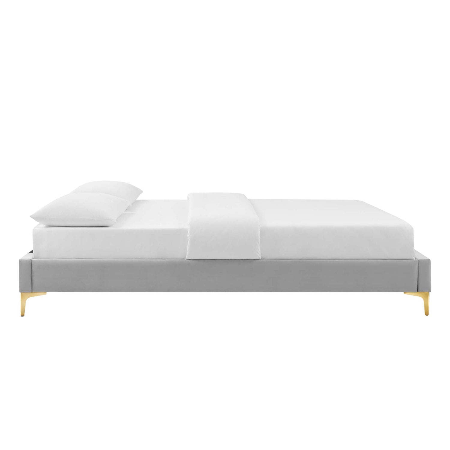 Sunny Performance Velvet Bed by Modway