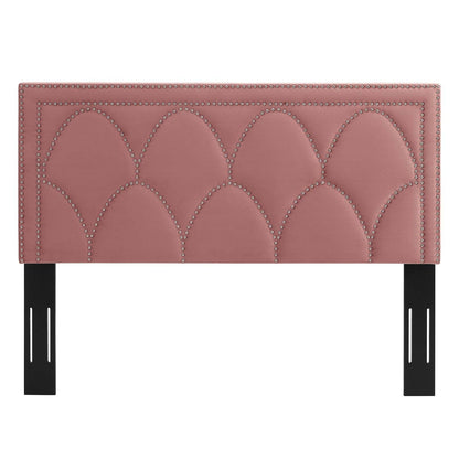 Greta Performance Velvet Headboard By HouseBean