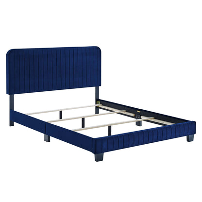 Celine Channel Tufted Performance Velvet Bed by Modway