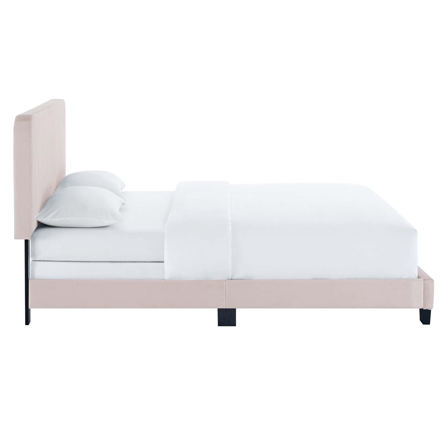 Celine Channel Tufted Performance Velvet Bed by Modway