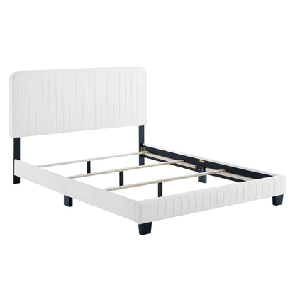 Celine Channel Tufted Performance Velvet Bed by Modway