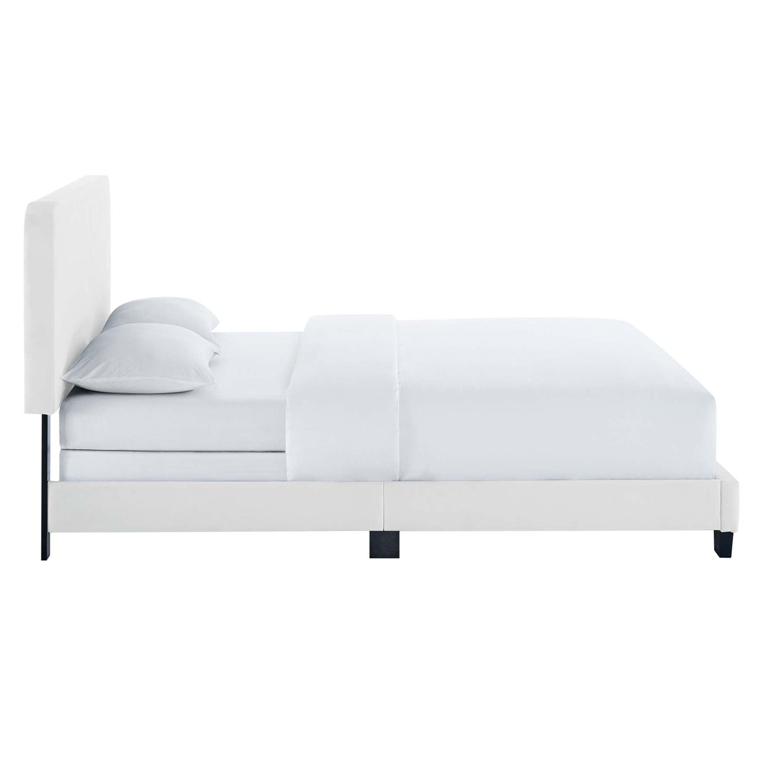 Celine Channel Tufted Performance Velvet Bed by Modway